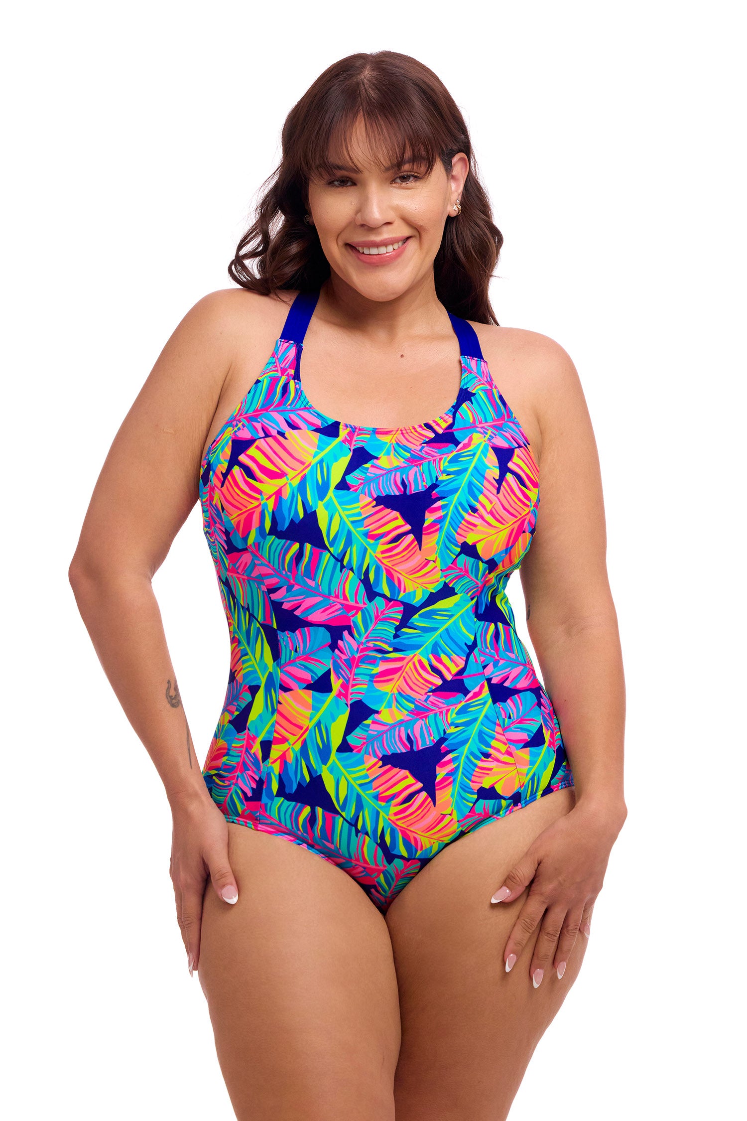 Funkita Ladies Brace Me Back One Piece Leaving Today